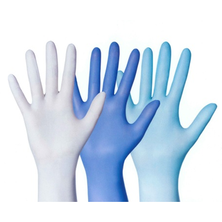 WHITE BASIC- PLUS Nitril-Handschuhe wei 200 Stk. M